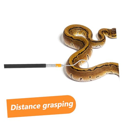 Stainless Steel Snake Catcher Tool Telescopic Snake Hook for Easy Handling Professional Trap