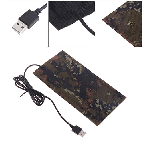 Waterproof Heater Mat Warm Hydroponic Heater Pad USB Charging for Snake Breeding Box Habitat Pet Supplies for Cats, Small