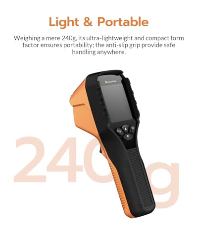 GT14S Thermal Imaging Camera with Thermometer Mode, Ultra-Light 240g, -4°F~1022°F Range, 14H Runtime, Live Tracking with Edge-Enhanced Display, Infrared Camera for HVAC/Electrical Inspection