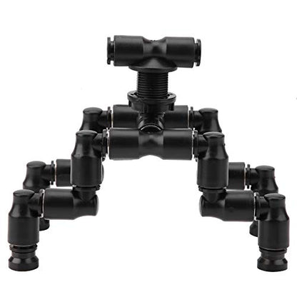 flexman Rainforest Tank Mist Sprinkler, Plastic Increase Humidity Atomization Detailed 360° Rotate Full Coverage Pet Cooling Nozzle for Reptile Terrarium