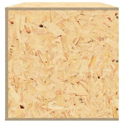 vidaXL Terrarium Small Animal Pet Supply Reptile Habitat Cage Glass Terrarium Jar Kit Feeding Box Engineered Wood 39.4"x18.5"x18.5" - size: 39.4" x 18.5" x 18.5"