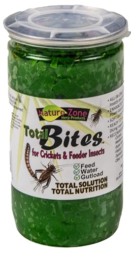 Nature Zone SNZ54511 Feeder Insects Total Bites Soft Moist Food with Spirulina, 9-Ounce