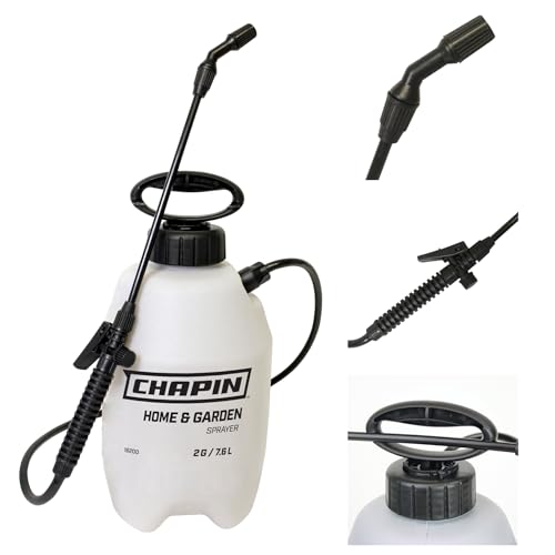 Chapin 16200 Pump Sprayer, 2-Gallon, Lawn & Garden Translucent Poly Tank, Adjustable Cone Nozzle, Ergonomic Handle & in-Tank Filter for Herbicides, Pesticides & Fertilizers - size: 2 gal