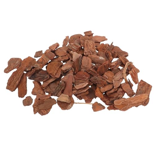 HANABASS 1bag Natural Tree Bark Chips for Reptile Landscaping Decorative Substrate for Terrarium Turtle Tank and Aquarium Safe Bedding for Lizards and Tortoises