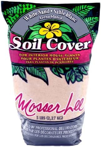 Mosser Lee ML1111 White Sand Soil Cover, 5 lb. (Pack of 8) - size: Pack of 8
