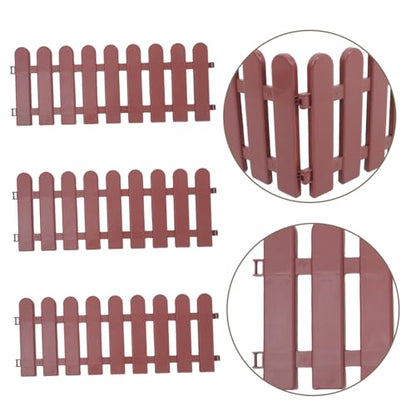 SUPVOX 4pcs Tortoise Exercise Playpen Modular Weatherproof Animal Barrier Fence Outdoor Enclosure for Garden Small Pet Pen