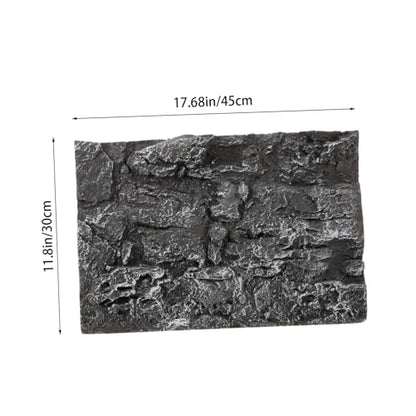 BESPORTBLE Terrarium Rock Decorative Panel 3D Aquarium Background Reptile Tank Fish Tank Background Fresh Chic Compact