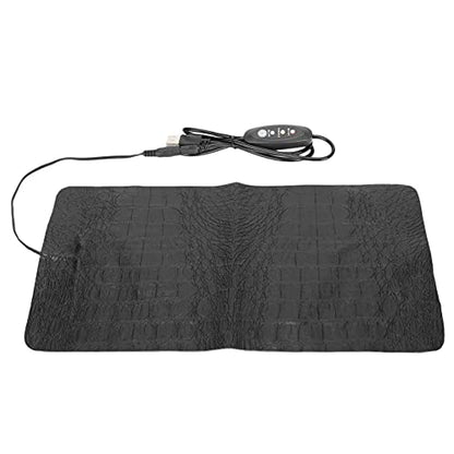 GLOGLOW Crawler Temperature Control Equipment and Crawler Lighting Proof Pet Heating Mat with 3 Level Temperature Adjustment for Lizards Snakes Turtles Amphibians Reptile Heat Pad, Water (L) - size: L