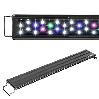 AQUANEAT LED Aquarium Light Full Spectrum for 18 Inch to 24 Inch Fish Tank Light Fresh Water - size: 18"-24"