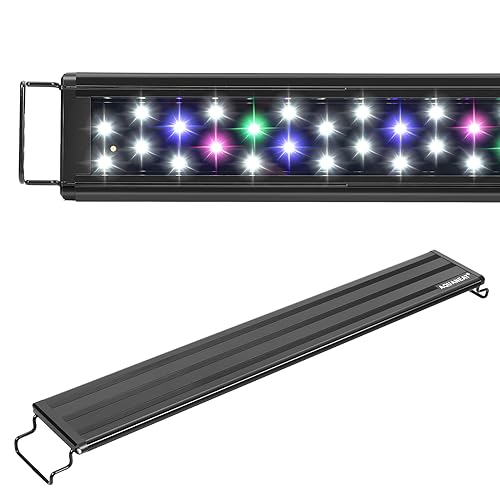 AQUANEAT LED Aquarium Light Full Spectrum for 24 Inch to 30 Inch Fish Tank Light Fresh Water - size: 24"-30"
