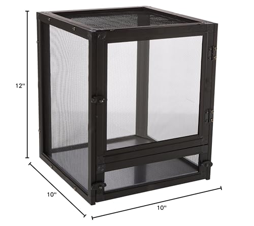 Zoo Med Labs Nano Breeze Alumuninum Screen Cage 10 x 10 x 12