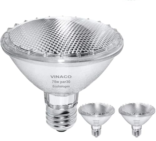 PAR30 Short Neck, 2pcs par30 75w 120v Light Bulbs, Dimmable, Warm White, High Brightness par30 Flood Light with 40 Deg Beam, E26 Base, par30s halogen great for Track Light , Recessed Light Bulbs - style: 75 W - 2 Pack