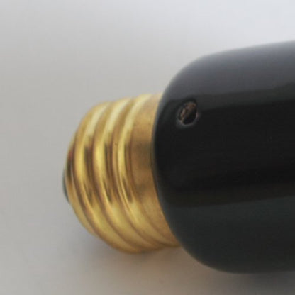 Black Reptile Ceramic Heat Emitter Lamp,110v-120v 100w Watt for Snake Tortoise Lizard Frog Bird Dog Cat