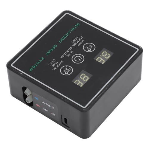 Reptile Misting System, Timer Mist Easy to Simulates Rainfall Automatic Misting System for Office (5m 2 Sprinkler Head)