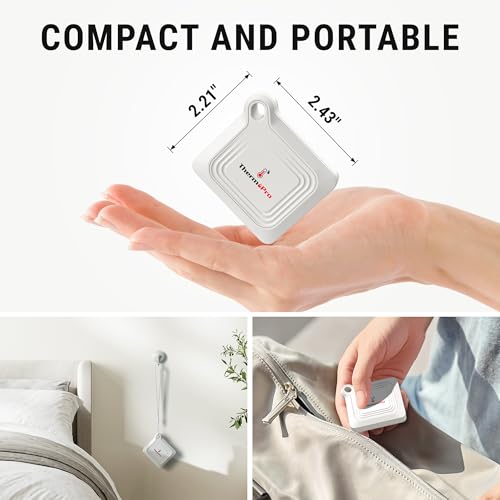 ThermoPro Bluetooth Thermometer Hygrometer, 260FT Range Temperature Sensor Greenhouse Thermometer, Remote App Control Temperature and Humidity Monitor with 2-Year Data Logging Export (TP351)