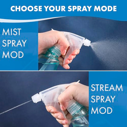 3 Pcs Spray Bottle for Plants - 17 Oz Spray Bottle for Hair with Adjustable Nozzle, Plastic Squirt Bottles with Non-Slip Texture & Ergonomic Grip - Versatile Bottles for Watering, Styling & Cleaning