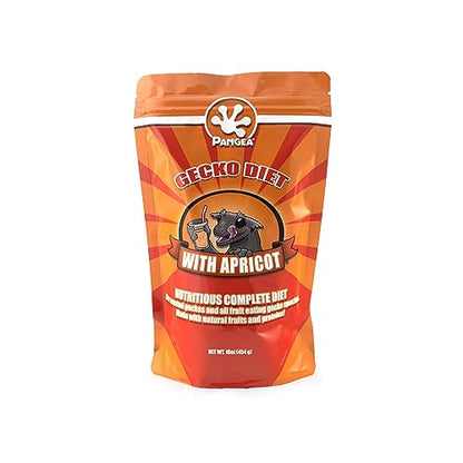 Pangea Gecko Diet Fruit & Apricot Bulk up Bundle - 16oz Fruit & Insects & 16oz Apricot