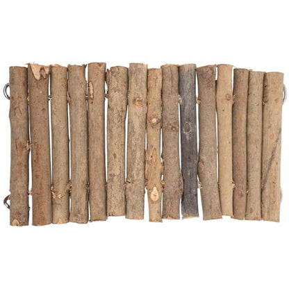 Kisangel Wooden Turtle Hideout and DIY Reptile Climbing Shelter with Basking Platform, Natural Wood Stick Reptile Cave for Terrarium Environment Decoration, Suitable for Lizards and Bearded