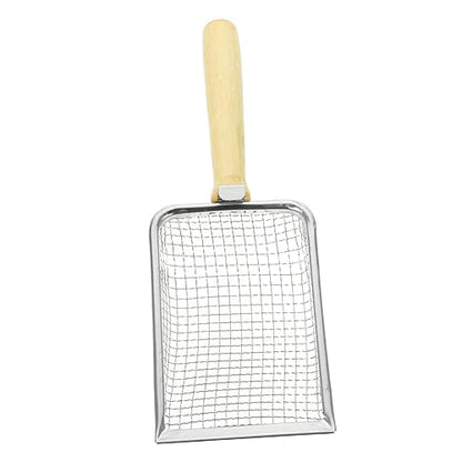 UKCOCO Cat Litter Scoop with Non Slip Handle Fine Mesh Sifter for Reptile Terrarium Cat Waste Cleanup Durable Design for Easy Scooping and Efficient Cleaning