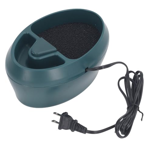 Reptile Water Fountain, Automatic Circulation Waterfall Spout Lizard Water Dispenser with Food Trough for Bearded Dragon,Drinking Fountain Water Dripper for Amphibians Insects