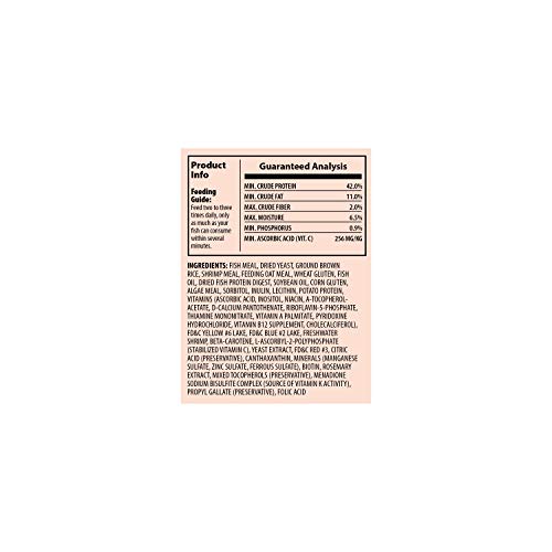 Tetra Goldfish Flakes, Nutritionally Balanced Diet for Aquarium Fish, Vitamin C Enriched Flakes, .42 oz (36 Pack) - size: 0.42 Ounce (Pack of 36)
