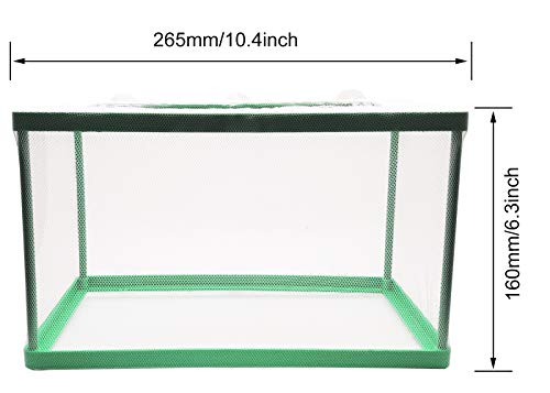 Aquarium Fish Breeder Box - Hatching & Spawning Incubator, Water Isolation Net Hatchery