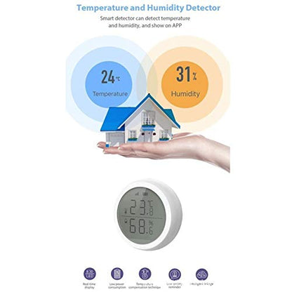 Wireless Thermometer Hygrometer Phone Remote Monitoring Indoor Temperature Sensor Humidity Meter Household Accessory No Battery