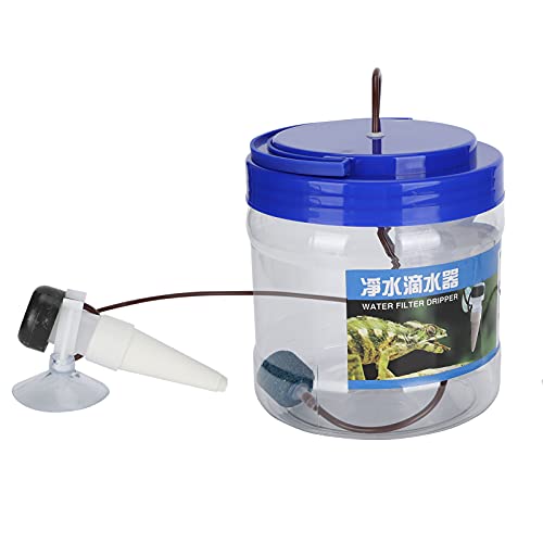 LAJS Reptile Water Dripper, Drip Irrigation Tool Accessories 1300ML for Geckos/Lizards/ for Pet Home