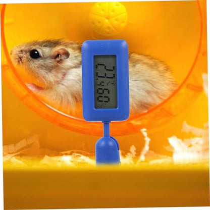 Reptile Terrarium Thermometer with Suction Cup Design Rotatable Mini Temperature Measuring Device for Leopard Gecko Tanks Compact and Accurate Digital Temperature Gauge