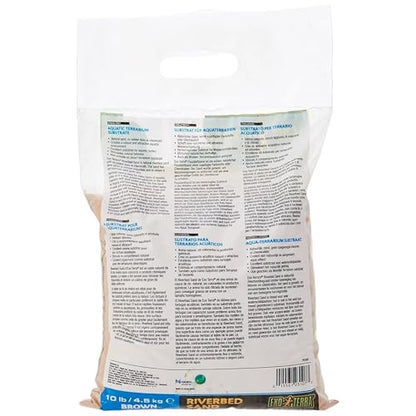 Exo Terra Riverbed Sand, 10-Pounds - Real Riverbed Sand with No Added Dyes or Chemicals - size: 10-Pound