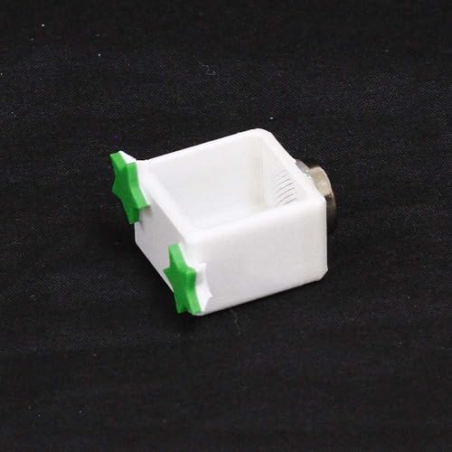 3 Pcs Magnetic Jumping Spider Feeding Dish Jumping Spider Enclosure Accessories Star-Shaped Design Reptile Water Bowl for Other Small Reptiles or Insects (White+Green) - color: White+Green