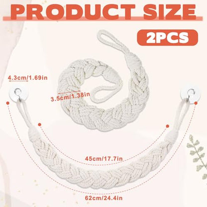 2PCS Hermit Crab Climbing Toys Hermit Crab Accessories Climbing Rope with 4 Hooks Hermit Crabs Habitat Decor for Leopard Gecko Lizards Geckos Snakes Tree Frog