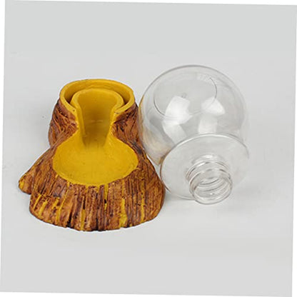 Reptile Pet Water Feeder Resin Crafted Non-Toxic Smooth Clean Tortoise Drinking Fountain