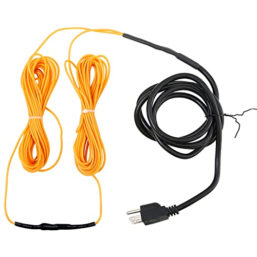 Soil Heating Cable 25 Ft Electric Soil Warming Cable Greenhouse Plant Soil Heater Cable Keep Soil Warm for Soil, Garden, Cold Frame - size: 25ft