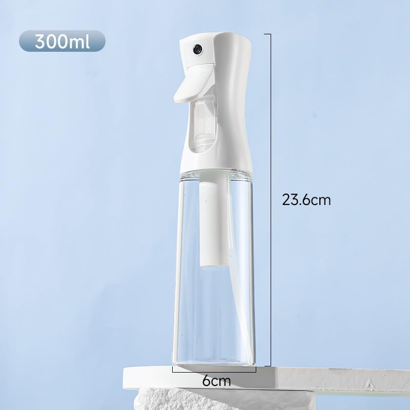Continuous Mist Spray Bottle, 300ml/10.1oz (Clear, 10.1OZ/300ml) - color: Clear