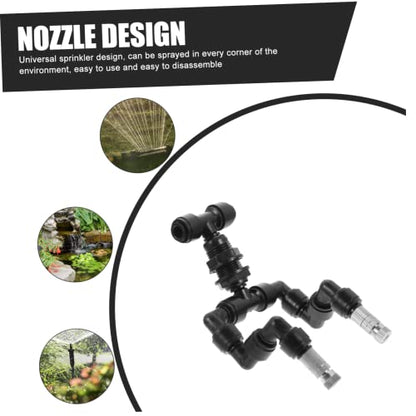 YARNOW Reptile Mister Nozzles for Garden Hose Small Bone Nozzle Sprayer for Plants - size: 14.00X13.50X2.00CM