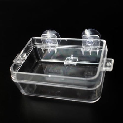 Balacoo 2pcs Reptile Feeding Bowl Anti-Escape Design with Suction Cups Reptile Food and Water Dish for Lizards and Amphibians Terrarium Supplies