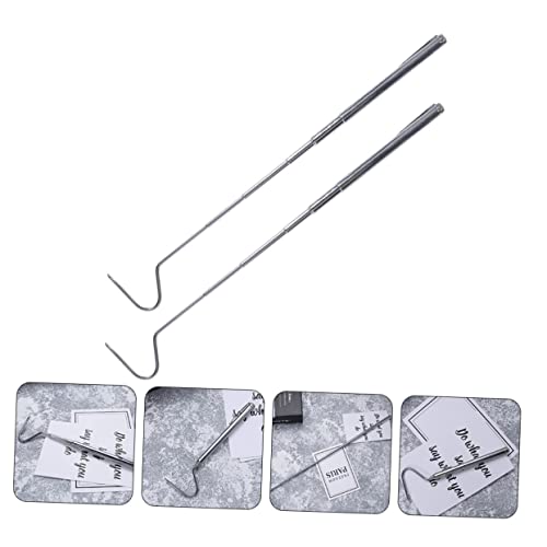 2pcs Catching Tool for Snakes Snake Hook Bending Catching Grabber for Reptiles Long Reach
