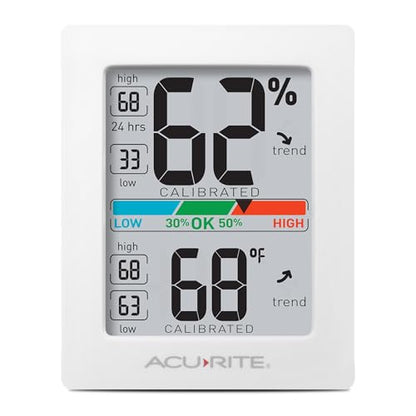 AcuRite Humidity Meter Hygrometer and Indoor Thermometer, Hygrometer - color: Hygrometer