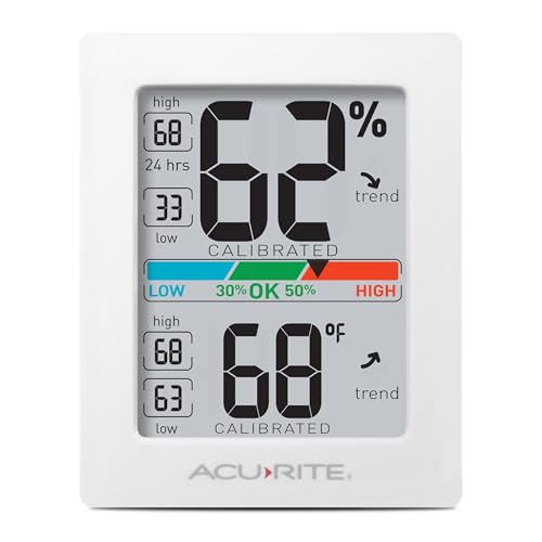AcuRite Humidity Meter Hygrometer and Indoor Thermometer, Hygrometer - color: Hygrometer