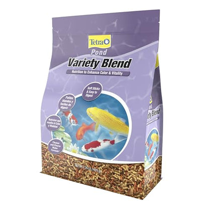TetraPond Variety Blend, Pond Fish Food, for Goldfish and Koi Yellow 2.25 Pound (Pack of 1) - size: 2.25 Pound (Pack of 1)