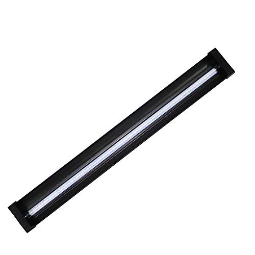 AquaSprouts 2ft Horticultural LED Grow Light Bar, 24W High Output White, Full Spectrum 6400K for Indoor Gardening, Bioactive Terrariums & Vivarium/Paludariums