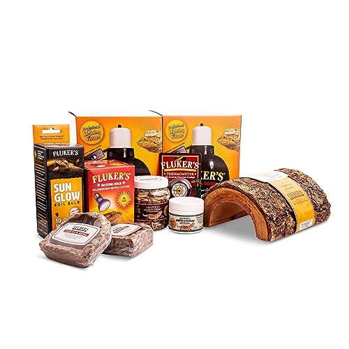 Fluker's Bearded Dragon Deluxe Starter Kit - Includes The Essentials Needed for a Bearded Dragon Habitat.