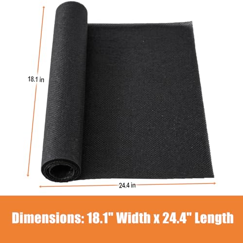 2Pcs 24"x18"Reptile Substrate Mesh, Terrarium Supplies for Reptile Tank, Bioactive Substrate Barrier for Leopard Geckos, Crested Geckos, Ball Pythons, Corn Snakes, Frogs, Skinks