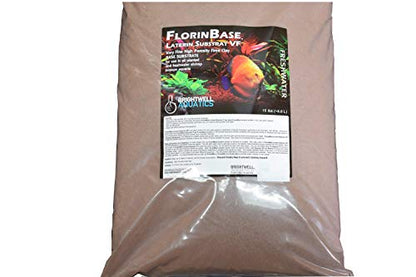 Brightwell Aquatics FlorinBase Laterin Substrat VF - Very Fine Granular High Porosity Clay Base Substrate for Planted and Freshwater Shrimp Aquaria, 15 lbs - size: 15-lbs