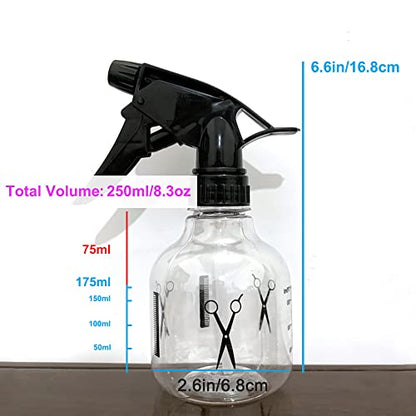 Avenoir Mister Spray Bottle, 250ml Adjustable Spray Storage Container for Hair, Plant and Home Cleaning - color: 250ml Bottle