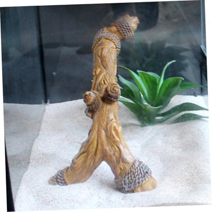 UKCOCO Driftwood Branch for Reptile Habitat Natural Climbing Decor Enriched Landscape for Snake Tanks Aquarium Pieces Reptile Climbing Accessories