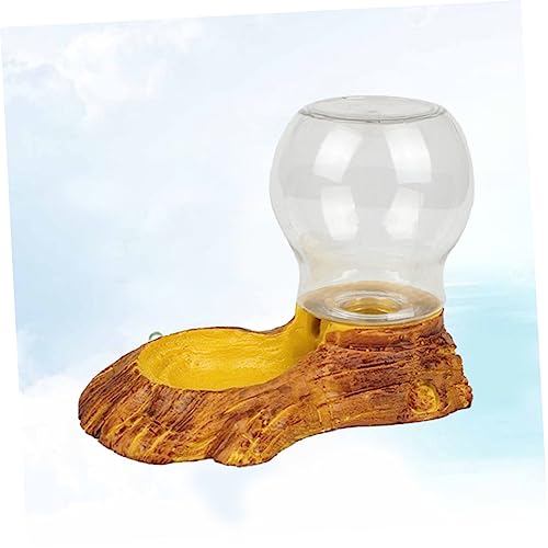 Levemolo Automatic Reptile Water Feeder Craft Pet Tortoise Basin Easy Clean Reptile Fountain