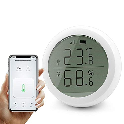 Wireless Thermometer Hygrometer Phone Remote Monitoring Indoor Temperature Sensor Humidity Meter Household Accessory No Battery