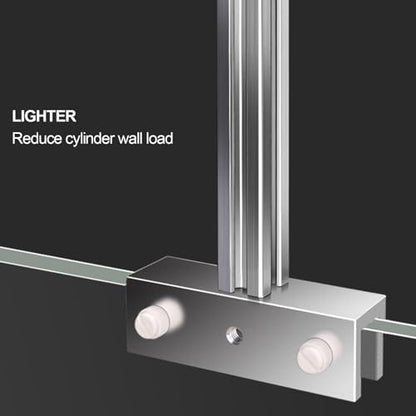 Reptile Lamp Stand, Floor Lamp Holder, Aquarium Light Holder, Adjustable Aluminium Alloy Hanging Lamp Holder for Turtle Tank Fish Tank